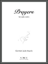 Prayers for Solo Violin P.O.D. cover